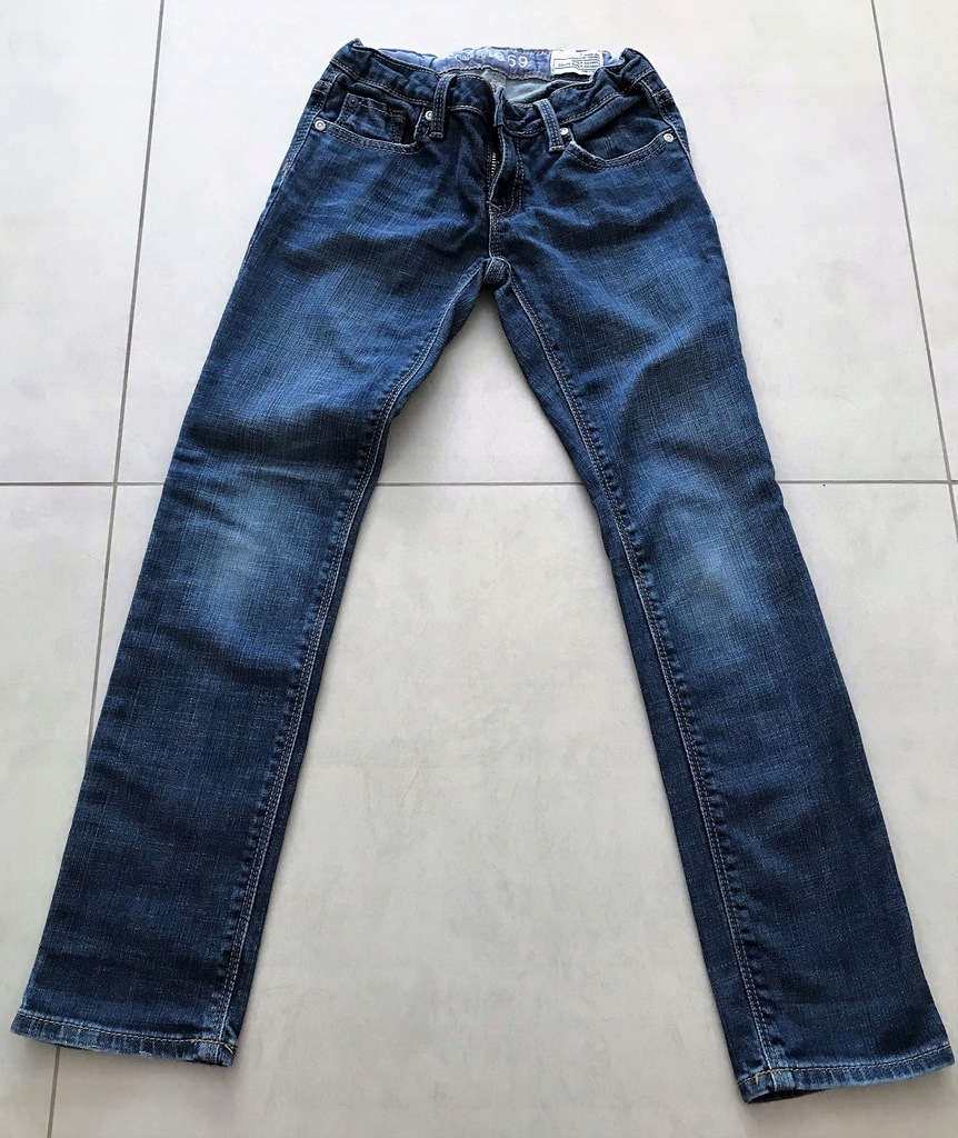Spodnie GAP jeansy dżinsy super skinny 7 lat