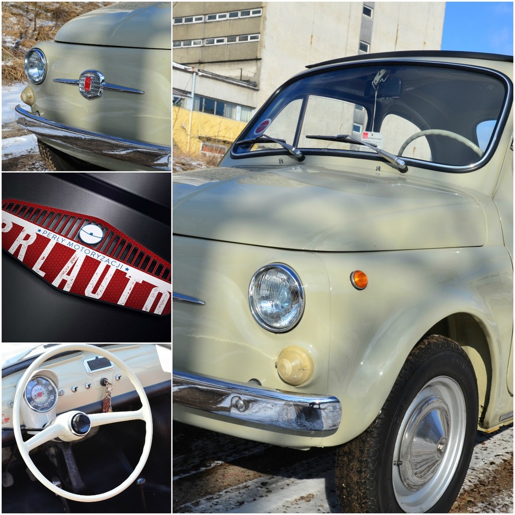 Fiat 500 jak NOWY 1968r okazja PRLAUTO 7204727465