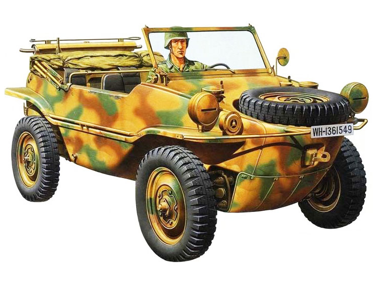 Amfibia VW Schwimmwagen Typ 166 35224 Tamiya TYCHY