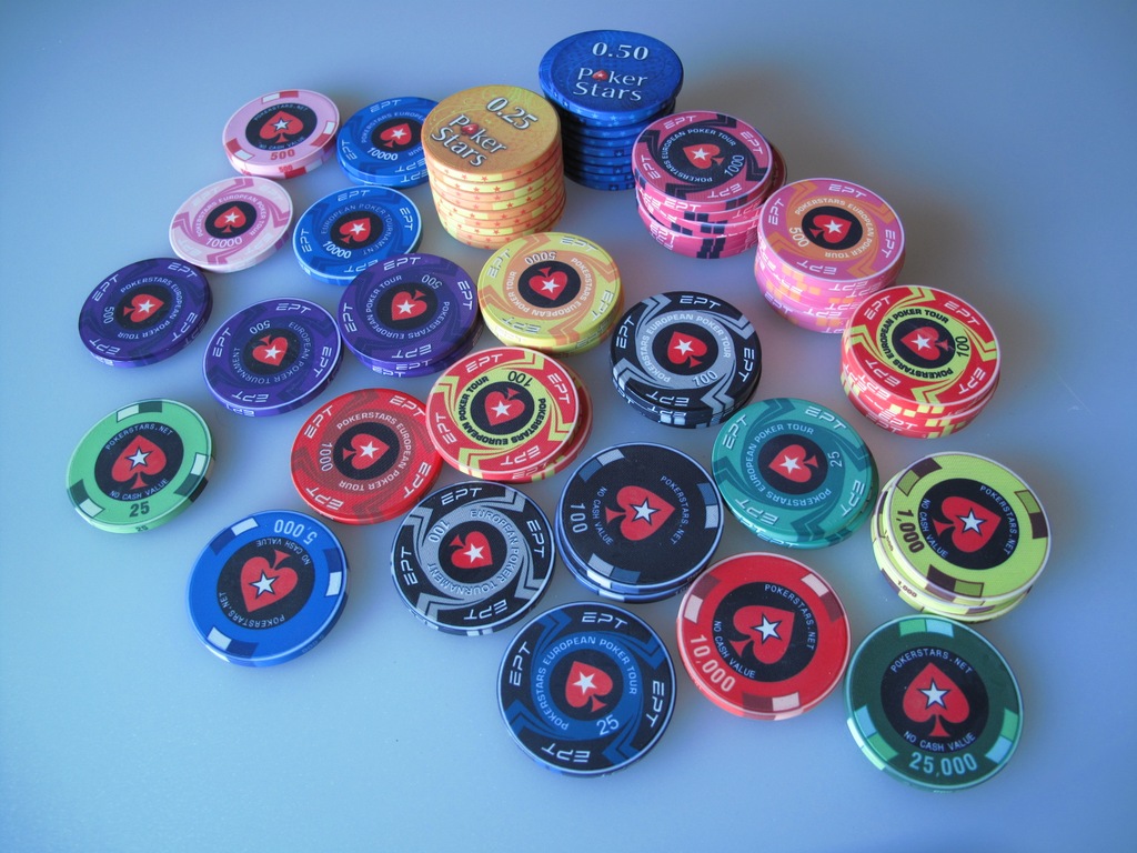 ŻETONY CERAMICZNE POKERSTARS