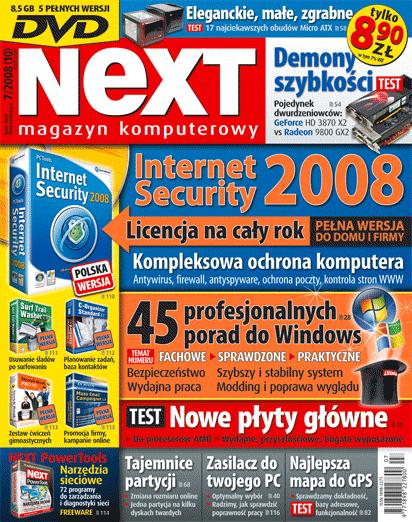 NEXT magazyn komputerowy-zestaw gazet 2008-2009