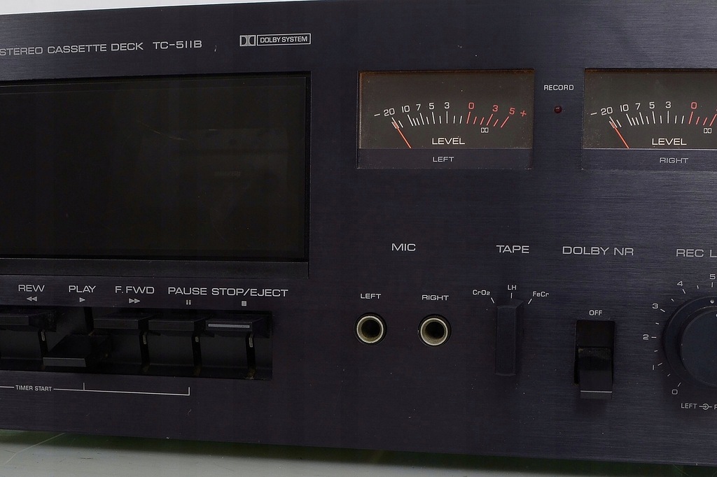 Yamaha TC-511B Vintage Stereo Cassette Deck - 7511259297
