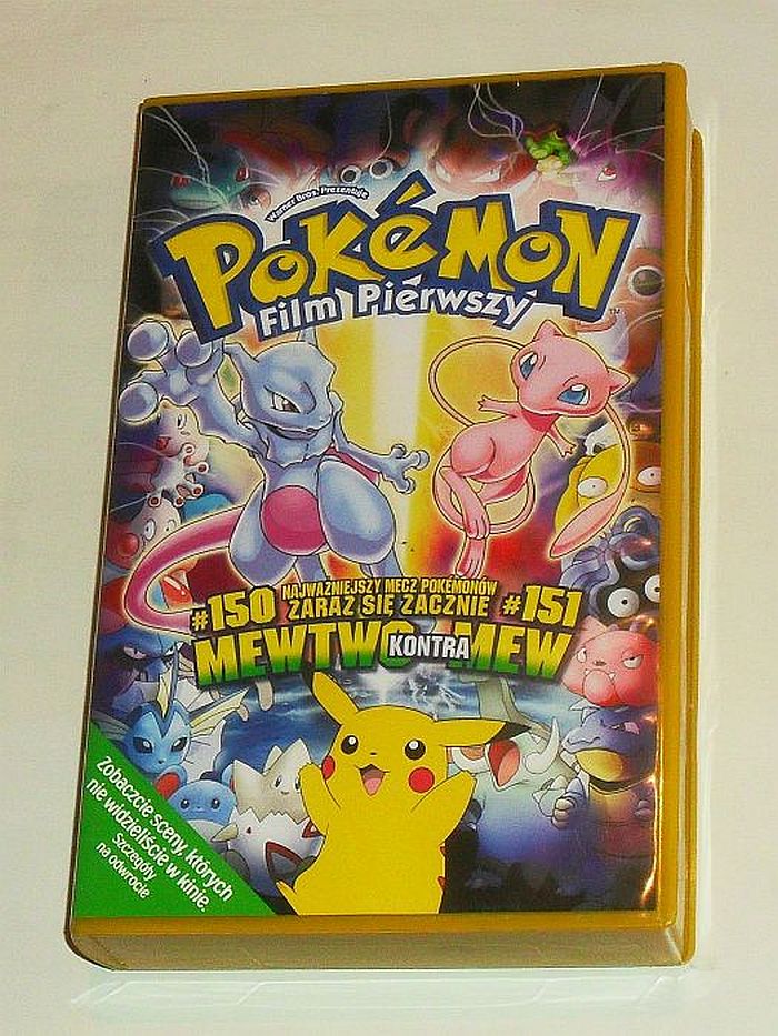 POKEMON Film Pierwszy. Oryginalna kaseta VHS