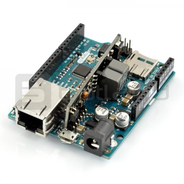 Arduino Leonardo Ethernet + PoE moduł oryginał
