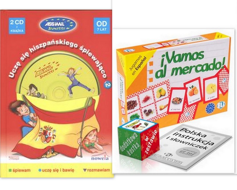 Uczę się hiszpańskiego+gra edukacyjna dla dzieci