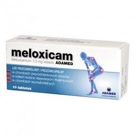 Meloxicam Adamed, 7,5 mg 10 tabletek