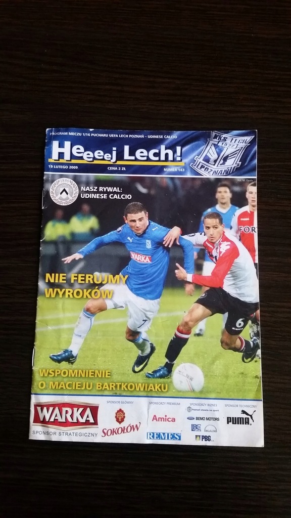 LECH-UDINESE Puchar UEFA 08/09