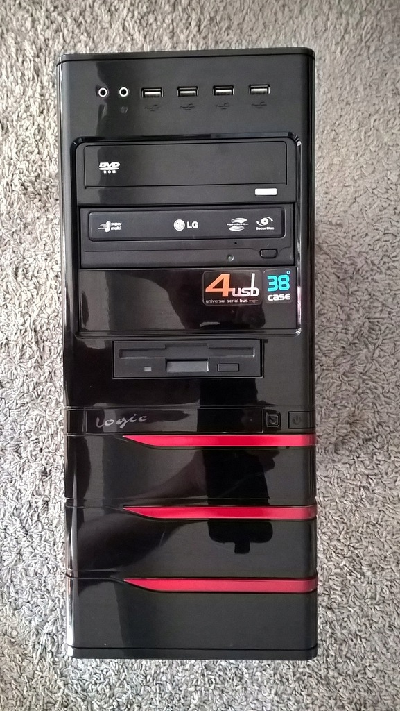 Obudowa LOGIC CASE 38 + zasilacz 500 WATT
