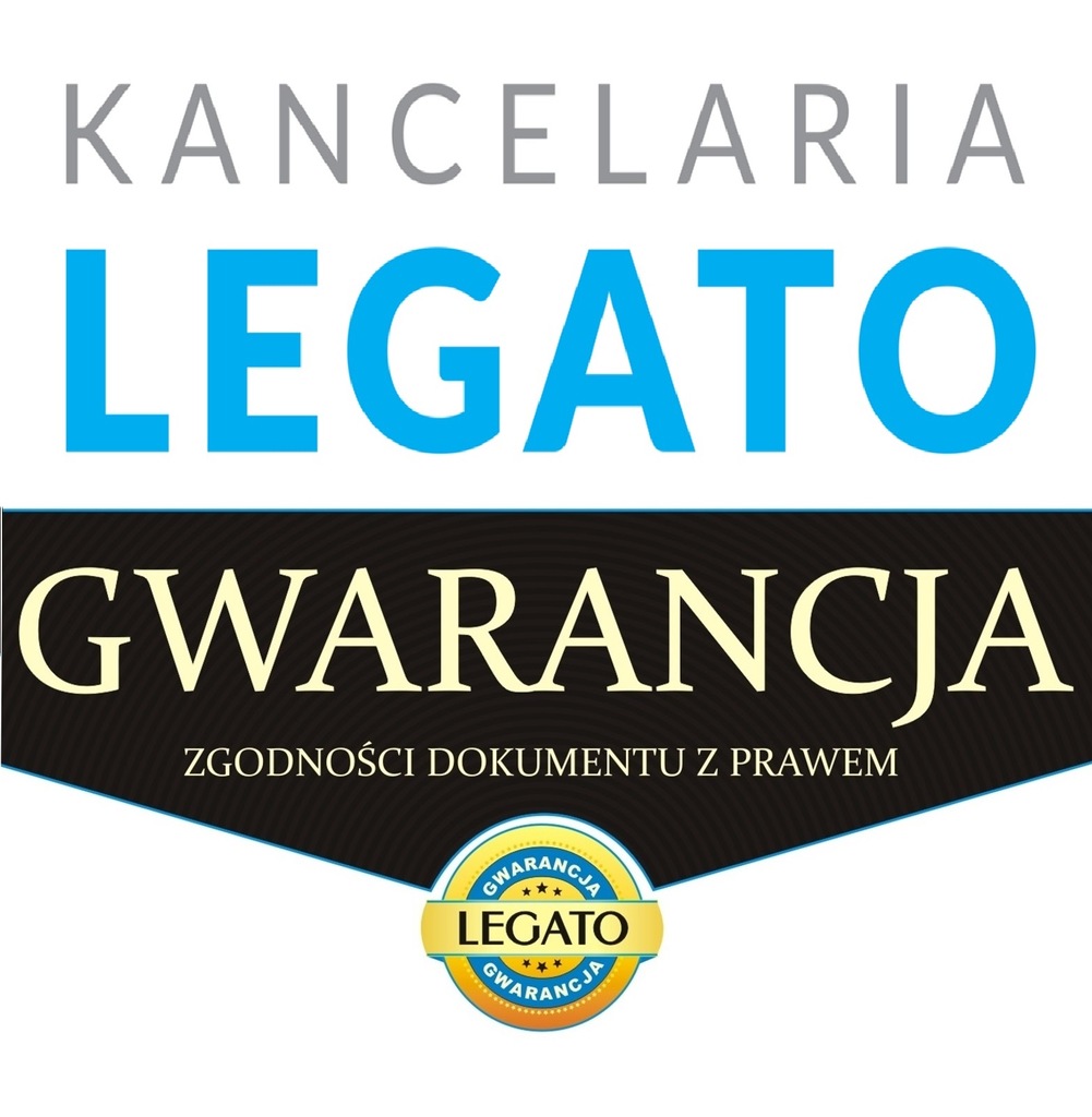 Kancelaria LEGATO - Regulamin Sklepu + RODO