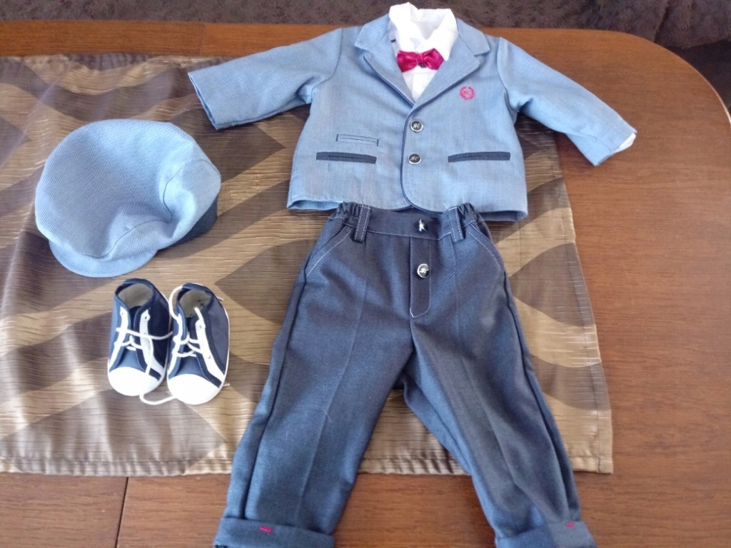 Garnitur na chrzest 68 Baby Colibra i buciki