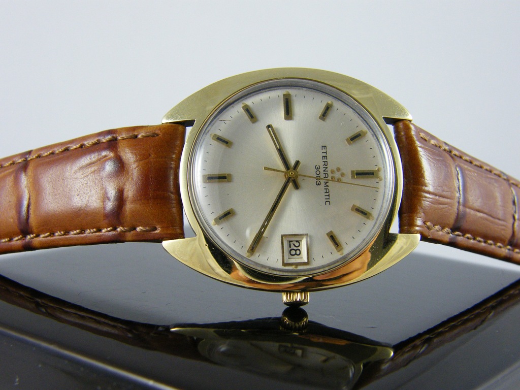 ETERNA-MATIC 3003 GOLD-CAP AUTOMATIC+BOX PIĘKNA