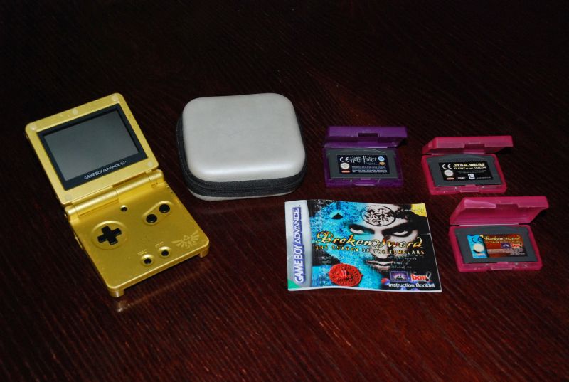 Nintendo Game Boy Advance Sp - ZELDA + gry + pokro