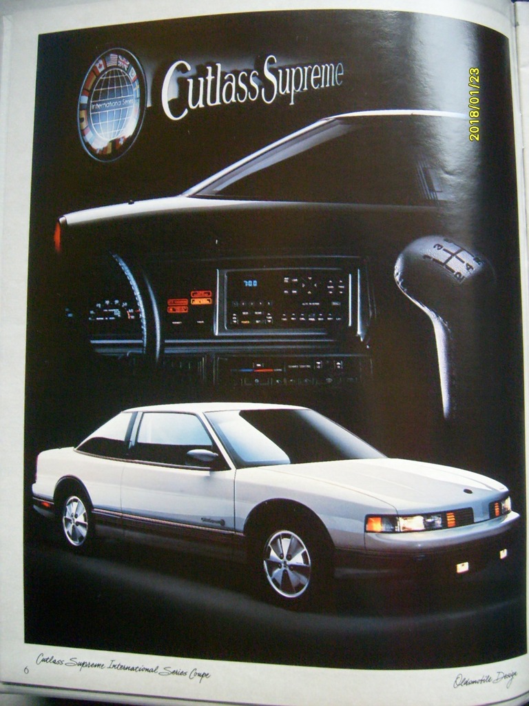 OLDSMOBILE PROGRAM 1989 TROFEO TORONADO CUTLASS..