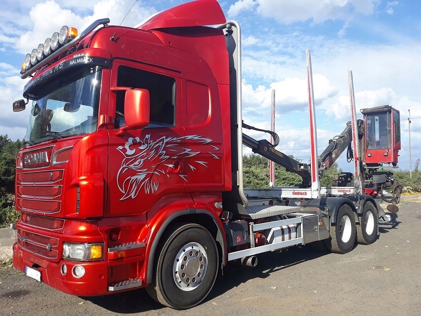 Scania R730 EU5+ 6x4 2012r Loglift do drewna lasu