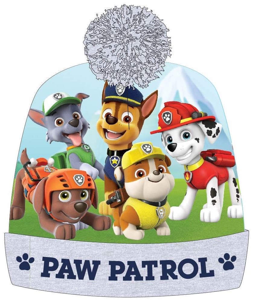 czapka zimowa pompon Psi patrol 52 54