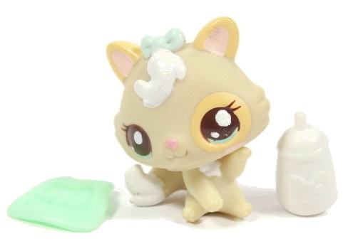 LITTLEST PET SHOP LPS KOT KOTEK DZIDZIUŚ BABY 2555