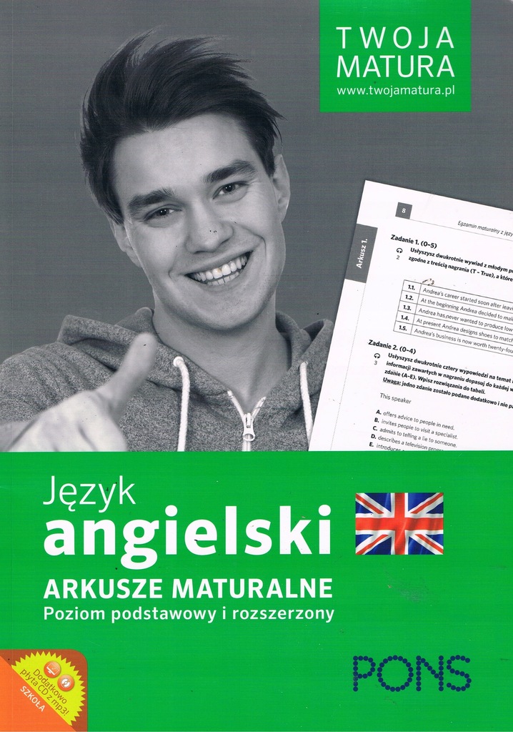 JĘZYK ANGIELSKI ARKUSZE MATURALNE PP PR PONS