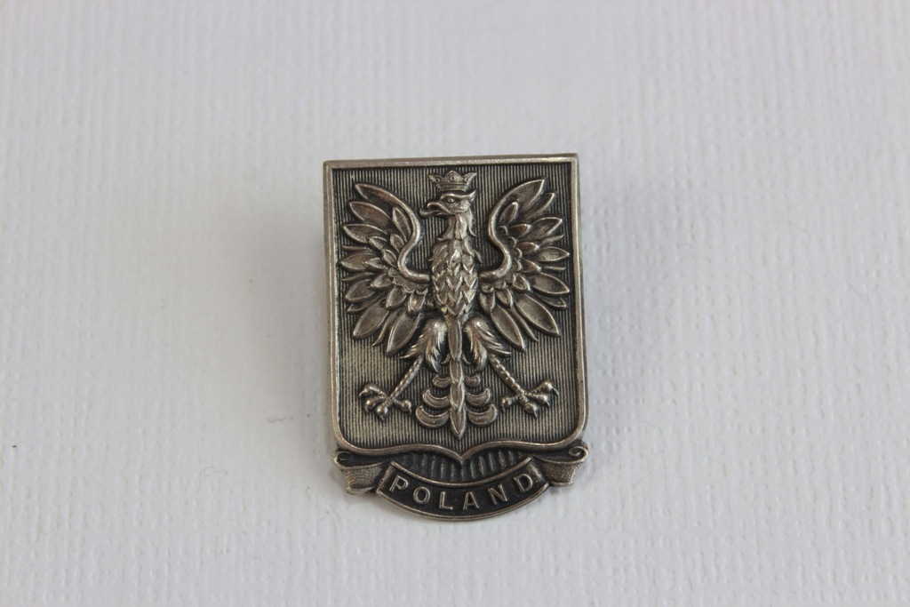 Polska Odznaka orzeł POLAND ok. 1942 Anglia PSZ Or