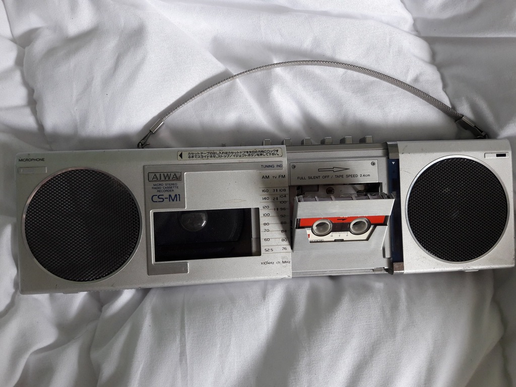 AIWA/アイワ CS-M1 CS-M1R マイクロ Aiwa CS M1 WALKMAN na mikrokasety z radiem nagrywa