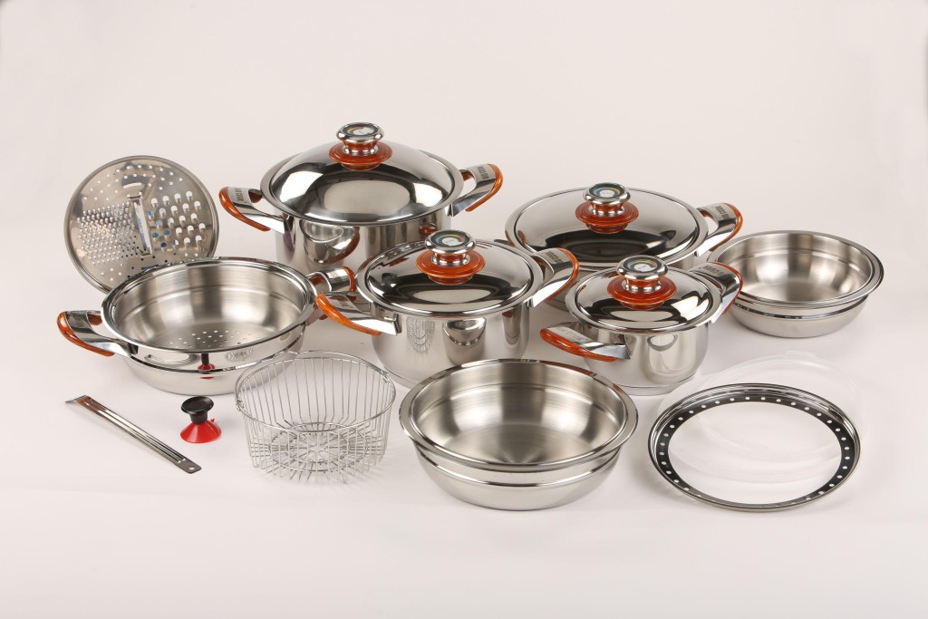 NACZYNIA BIO COOK, ZESTAW 18 elementów, GARNKI