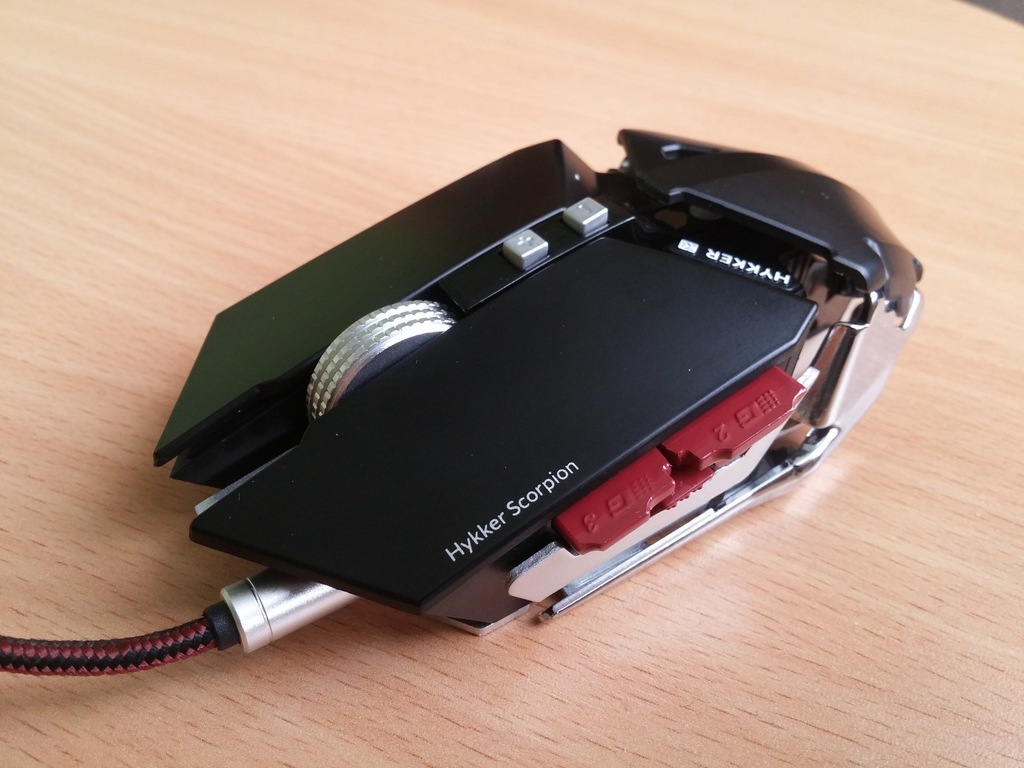 Mysz Dla Graczy Hykker Scorpion Gaming Metal