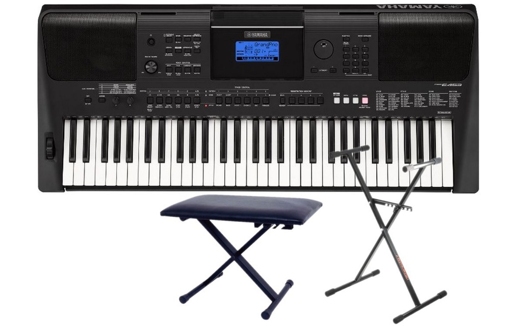 YAMAHA PSR E453 KEYBOARD KLAWISZ DO NAUKI SET 4 7210532588