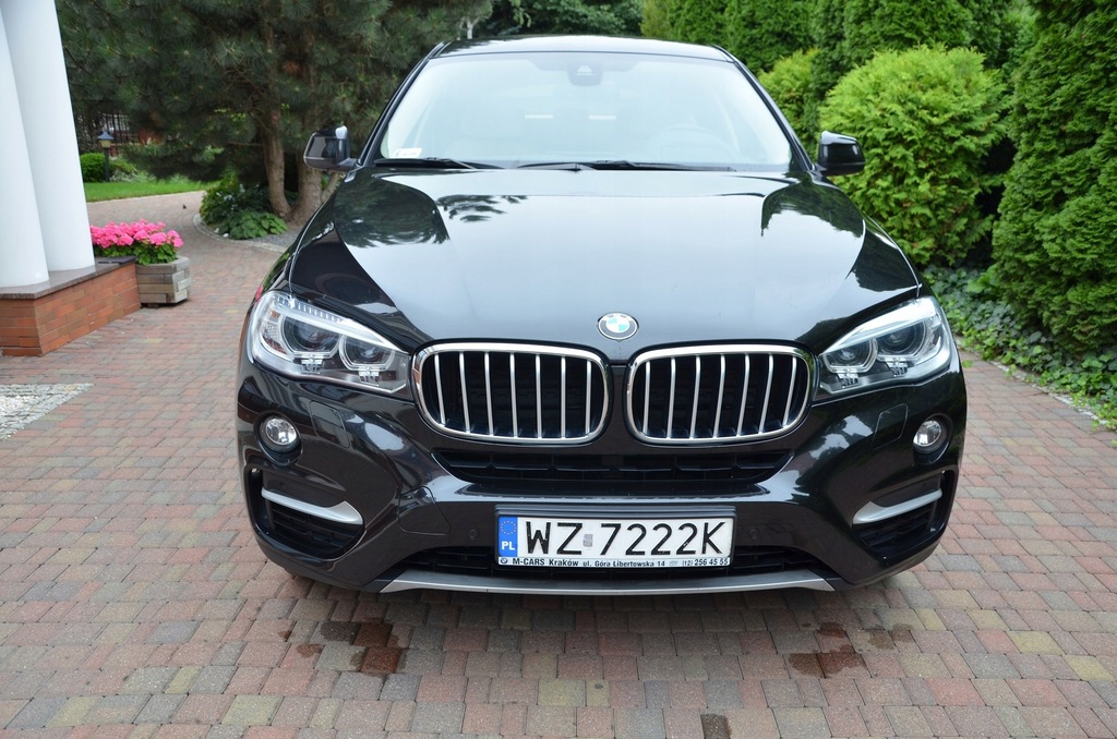 BMW X6 2015r. 313 KM, 4.0 d, krajowy, bezw.1 włas
