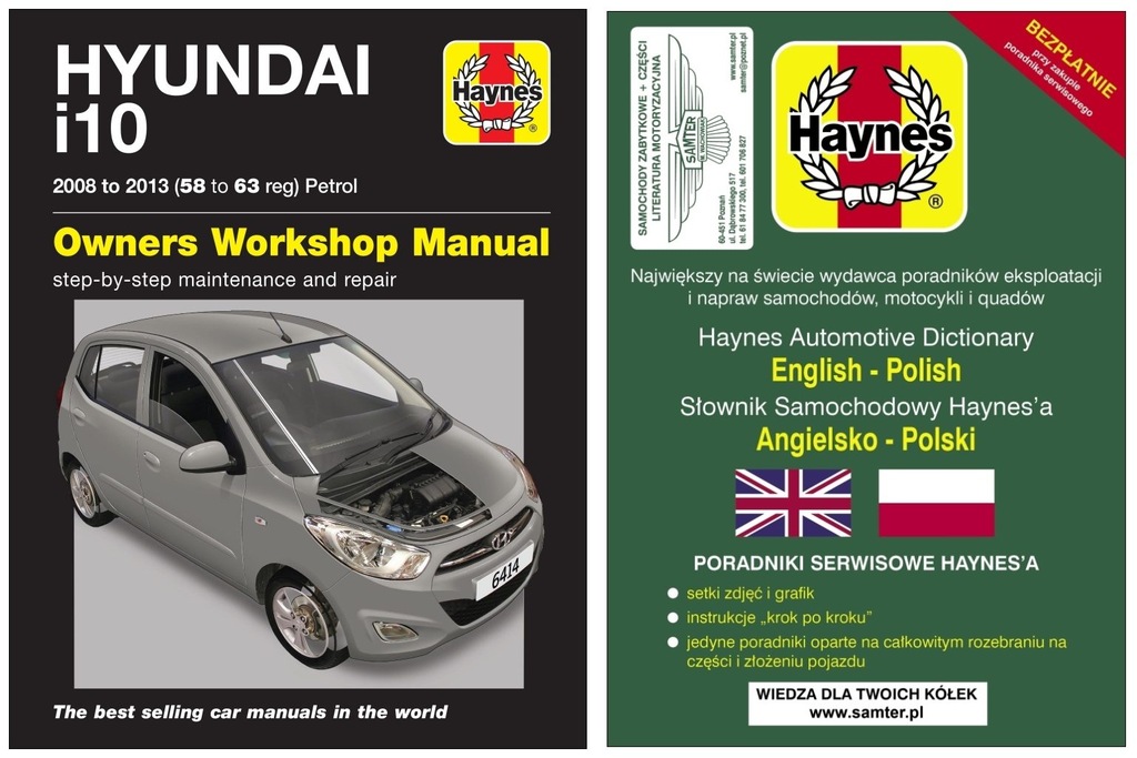 HYUNDAI i10 (20082013) instrukcja napraw Haynes
