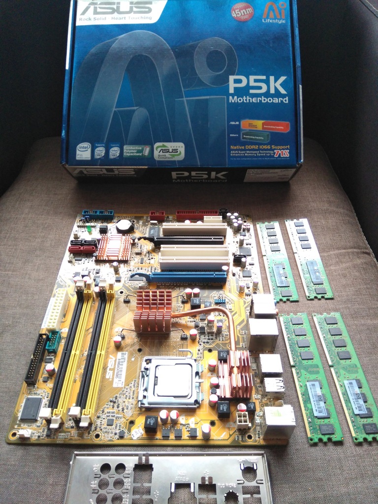 Asus p5k прошивка bios под xeon e5450