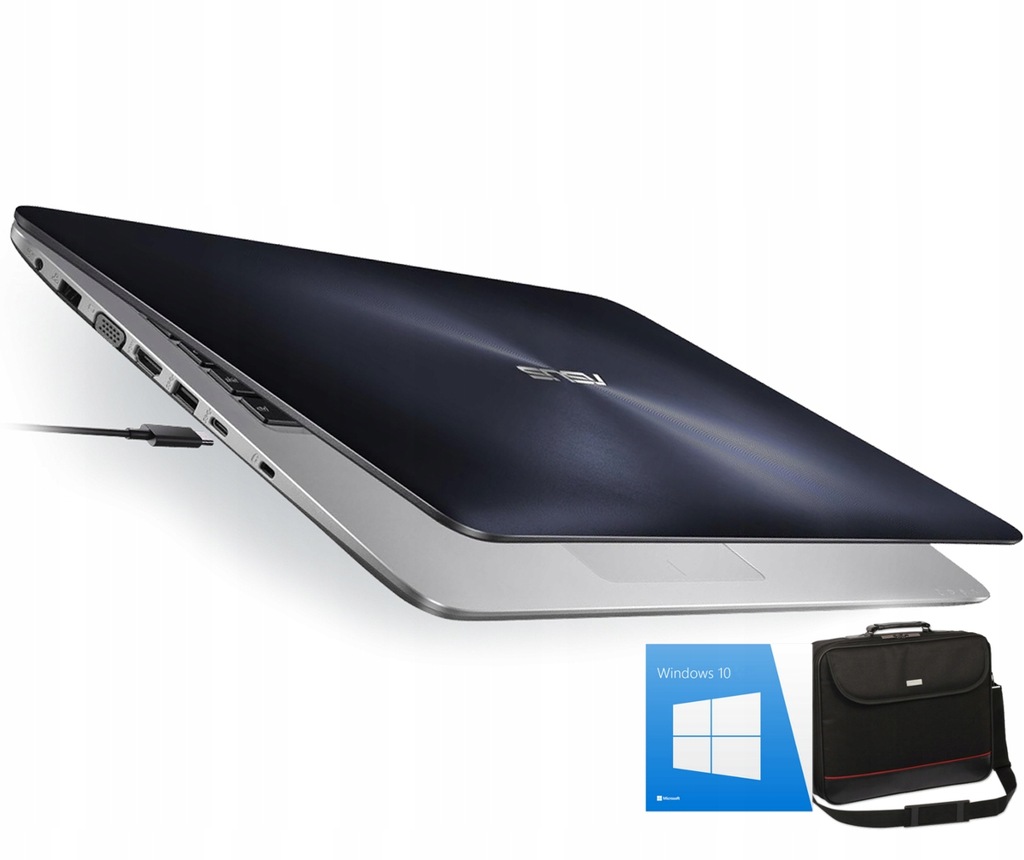 BIZNESOWY Laptop Asus i5 8GB SSD480 FullHD + Win10