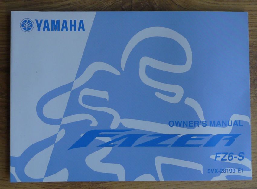 Yamaha Fazer FZ6-S instrukcja obsługi użytkownika