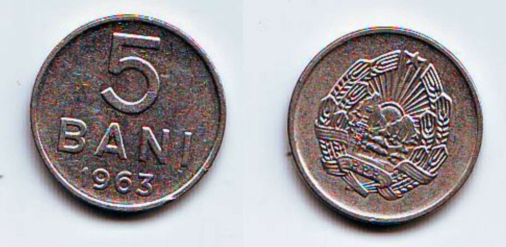 Rumunia 5 bani 1963