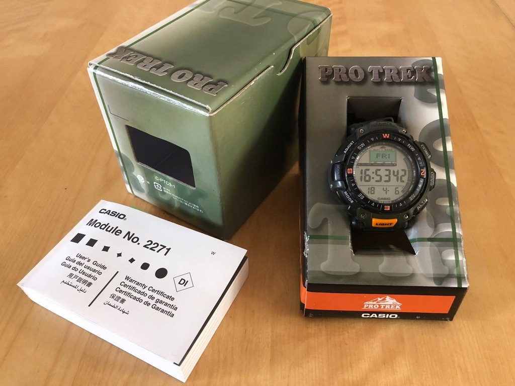 CASIO PROTREK PRG-40 3-VDR KLASYK IDEAŁ CAŁY KOMP.