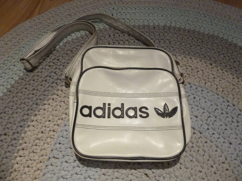 Torba Adidas torebka sportowa oldschool biała