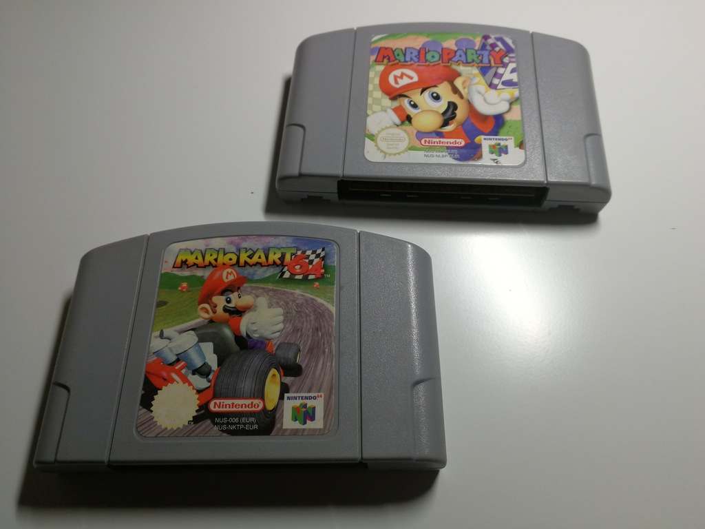 Mario Party + Mario Kart 64-N64