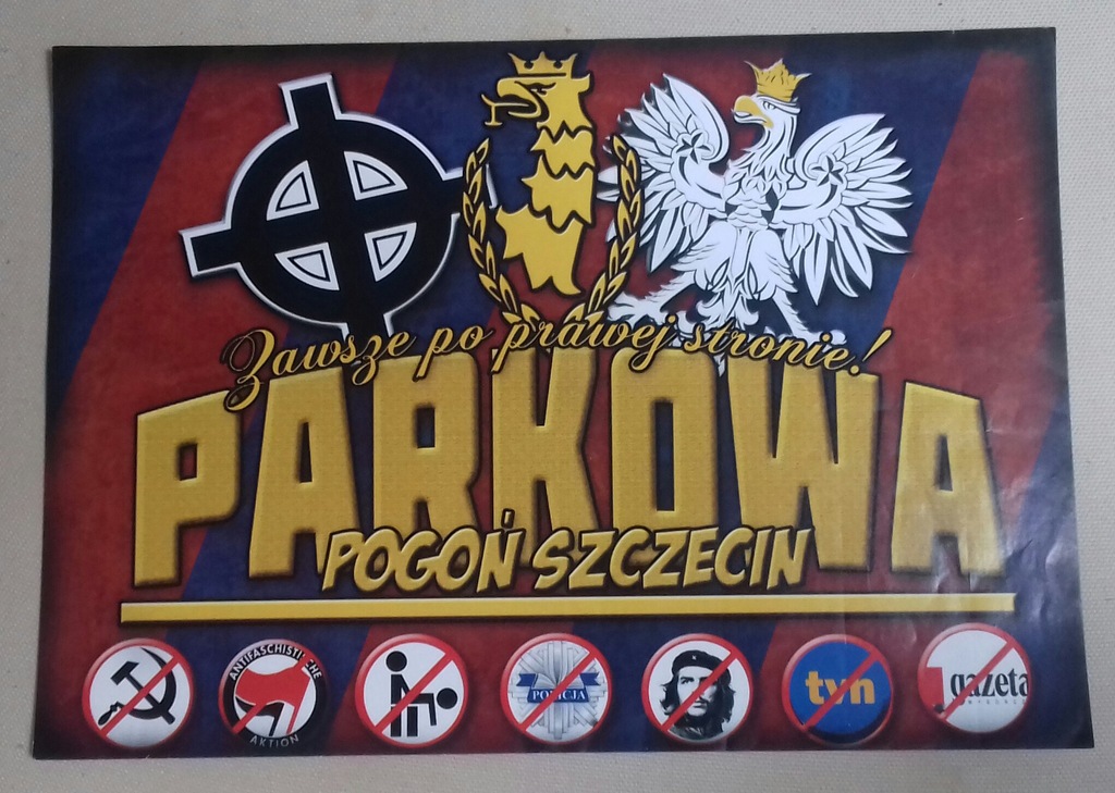 vlepka a4 Pogoń Szczecin - Parkowa , Kotwica