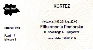 Bilety na koncert Kortez Bydgoszcz 3.06