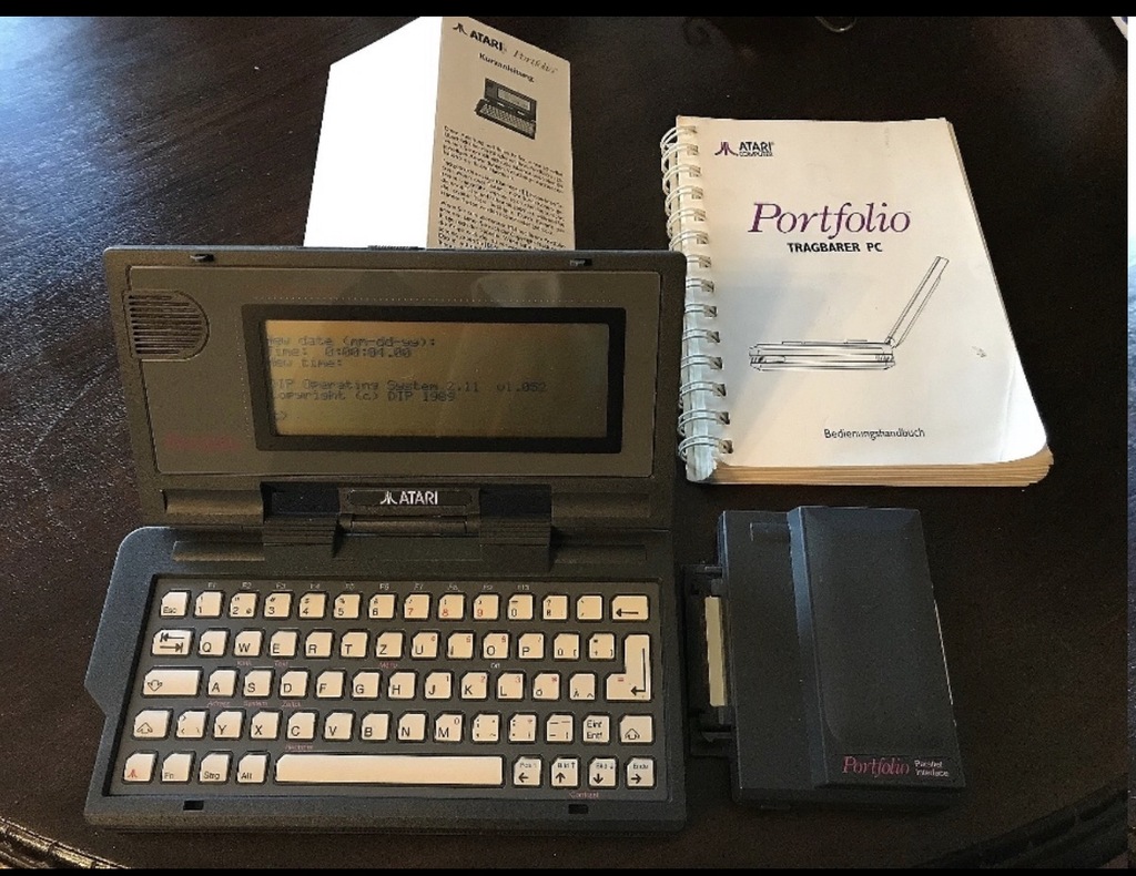 ATARI PORTFOLIO HPC-004 + Interface HPC-101 OD1ZŁ