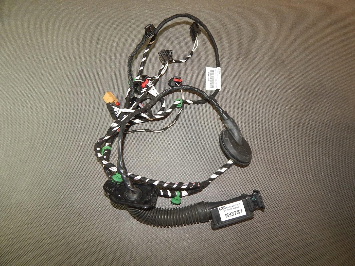 VW TOURAN 5T DOOR HARNESS LEFT REAR 5TA971693D