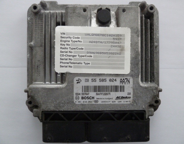 Computer OPEL INSIGNIA 2.0 CDTI 160 AA7N 55585024