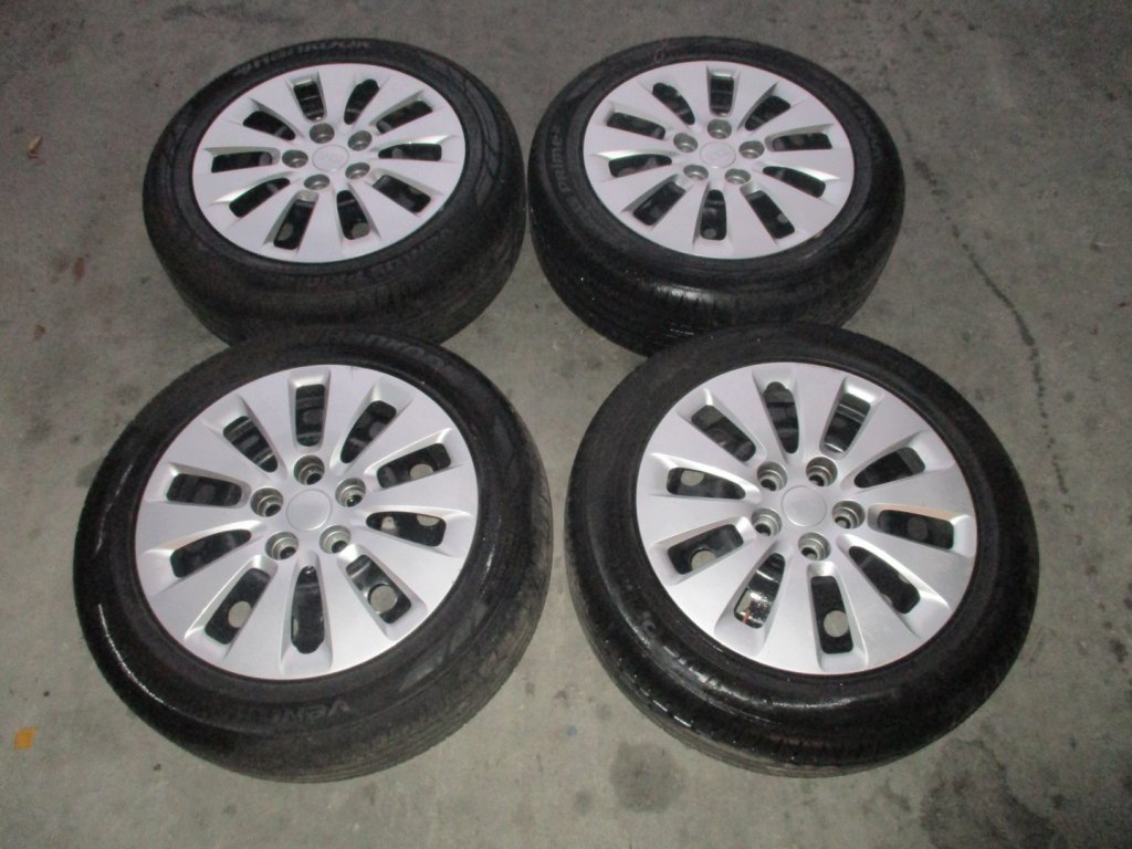 wheels discs tyres metal KIA CEED R16 15R