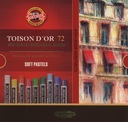 KOH-I-NOOR Пастельные сухие мелки Toison D'or 72 цвета