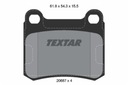 DISCS PADS TEXTAR REAR MERCEDES C W202 258MM 1SW photo 3 - milautoparts-fr.ukrlive.com