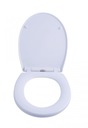 Biele WC sedátko pomaly klesajúce na tlačidlo gombík čistota EAN (GTIN) 5901812355676
