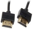 Kábel HDMI 0.5m slim standard v1.4 Porty HDMI - HDMI