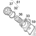 HATZ 1D41 1D50 1D81 FILTRE HUILES 01480001 photo 2 - milautoparts.fr