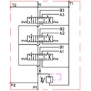 HYDRAULICKÝ ROZDEĽOVAČ 3 SEKČNÝ 40L S JOYSTICKOM ORIGINÁL BADESTNOST Výrobca dielov Badestnost