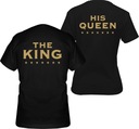 Футболки KING QUEEN Футболка для влюбленных XXL