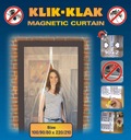 МАГНИТНАЯ МОСКИТНАЯ СЕТКА 100/90/80 x 220/210 ЧЕРНАЯ