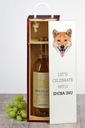 Shiba Inu Krabička na víno s geometrickým psom Hmotnosť (s balením) 0.5 kg